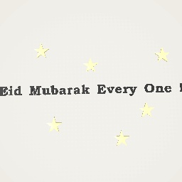 Eid Mubarak !