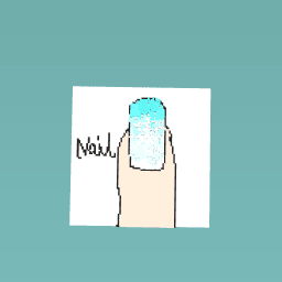 Blue nail