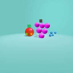 Apple, grapes, and blueberries!