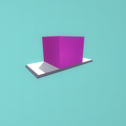 Giant pink cube