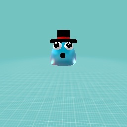 Blib the blob (Top hat and shiny)