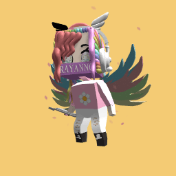 cute rainbow girl