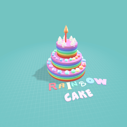 RAINBOW cake