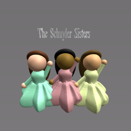 The Schuyler sisters from Hamilton!