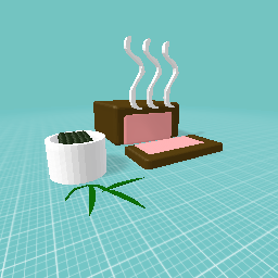 Medium rare steak with caviar