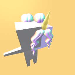 Unicorn princess’s hair