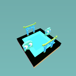 Pac man swimming pool