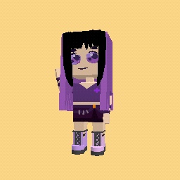 Cute purple girl