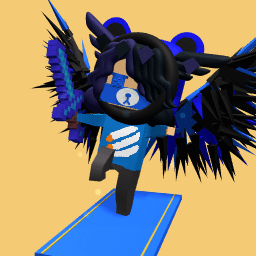blue girl