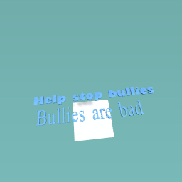 Help stop bullies
