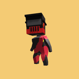 paintball master in red