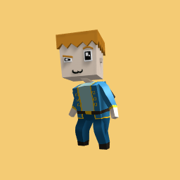 A boy doing the garbash