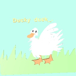 A cute ducky