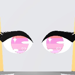 Pink sparkling eyes