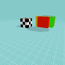 Soccer Ball with Random cube