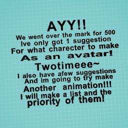 TYSM!! Ill get started now :D