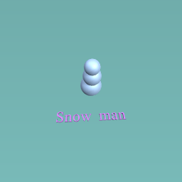 Snow man
