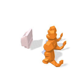 Charmander playing