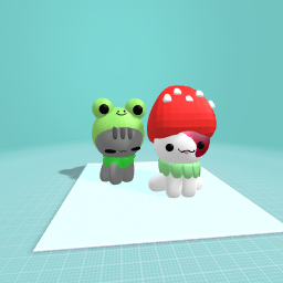 Strawberry cat froggy cat
