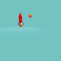 Rocket around saturn