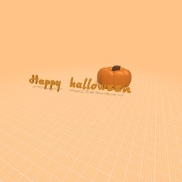 Happy halloween pumpkin