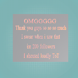 200 followersssssss