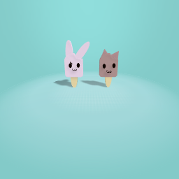 bunny and cat