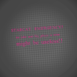 starcat emergency!!!!!!!!!!!!!!!!!!!