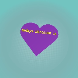 Todays shoutout is