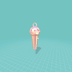 Pastel Golden Microphone for Necklaces