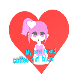 My best friend coffee girl blue!!
