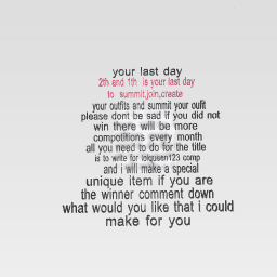 your last day model comp