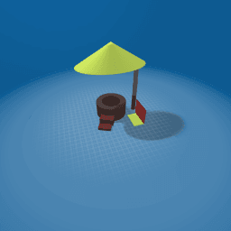 hot bath in the garden!