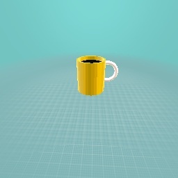 Golden and silver mug