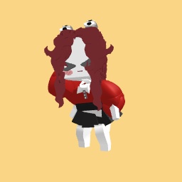 Red soccer girl