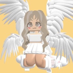 angel girl preppy