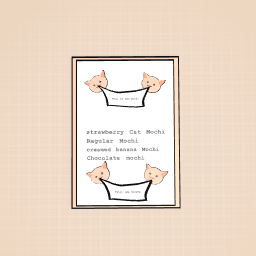 Orders Of Cat Mochi Menu