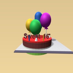 Sweet 16 birthdaycake