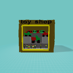 Toy Shop Christmas Window
