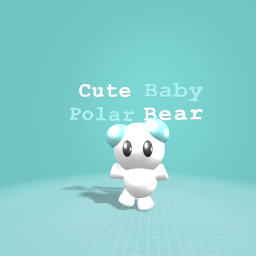 Cute baby polar bear!