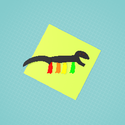 Extinct rainbow lizard