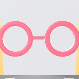 Pink Circle Glasses