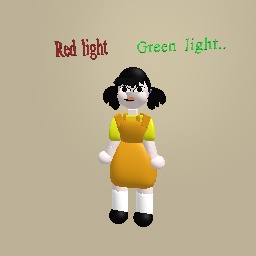 Red light green light doll