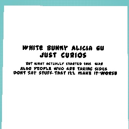 Alicia Guand white bunny