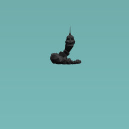 Black evil snake