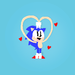 Small cartoonie sonic