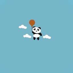 Cute tiny panda
