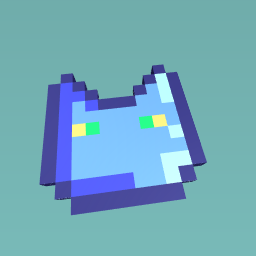 PIXEL BLUE CAT