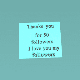 thanks you my followers