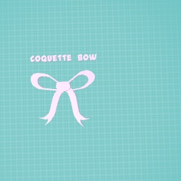 Cutesy bow!